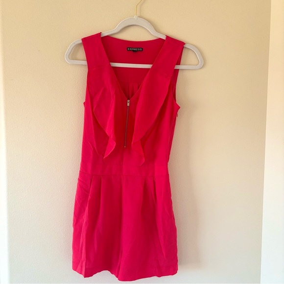 express hot pink romper - Picture 2 of 5